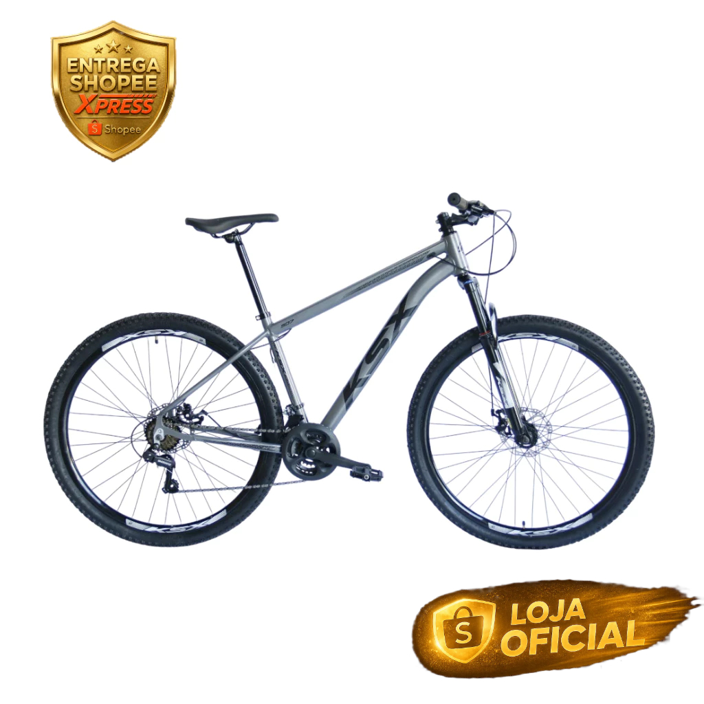 BICICLETA BIKE ARO 29 MTB ALUMÍNIO KSX 24V SHIMANO CABEAMENTO INTERNO UNISSEX