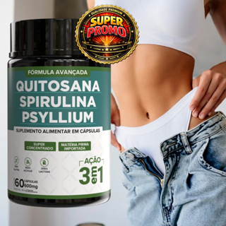 Mix Spirulina Ação 3 em 1 – Suplemento Alimentar 60 Cáps 500mg em Oferta na Shopee