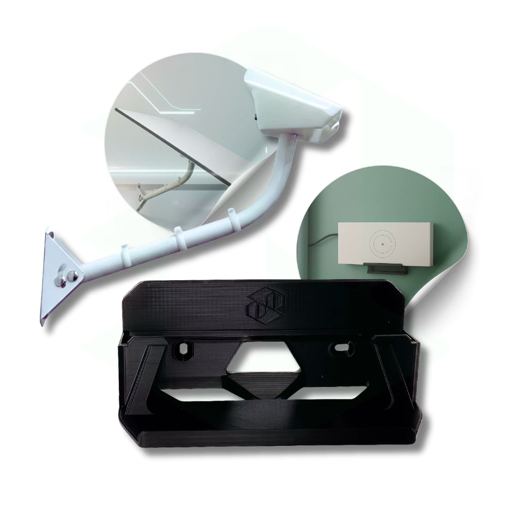Kit Suportes Completo Roteador Fonte Antena Starlink Gen 3