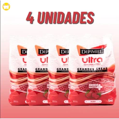 Kit com 4 Unidades de Ceras Ruby em Pérolas de 1kg - Depimiel