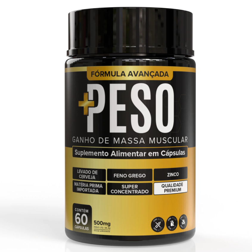 Suplemento + PESO Formula Aumenta Apetite Engordar Rápido + Massa Muscular - Produto Original Suplemento + PESO Formula Aumenta Apetite Engordar Rápido + Massa Muscular - Produto Original