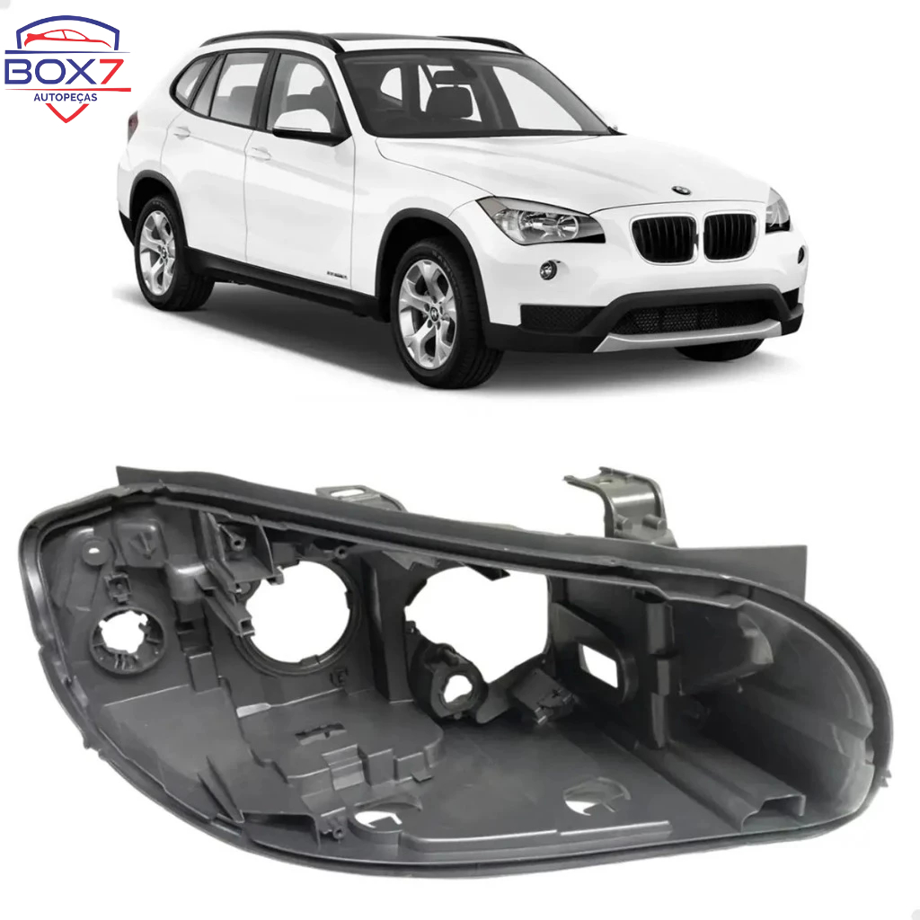 Carcaça Farol Xenon Bmw X1 E84 2013 2014 2015 Direito Passageiro BX9900029