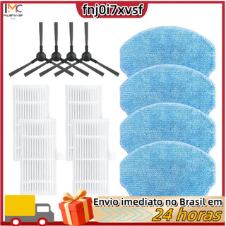 Escova lateral Midea VCR04W, filtro HEPA, panos de limpeza, acessórios para aspirador robô