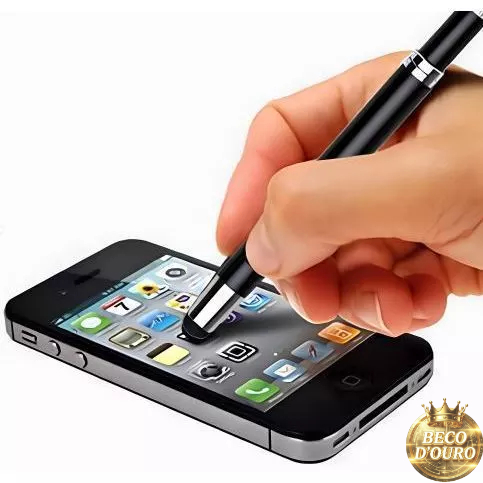 Caneta Touch Screen para Tela Celular Kindle Tablet Smartphone IPad IPhone