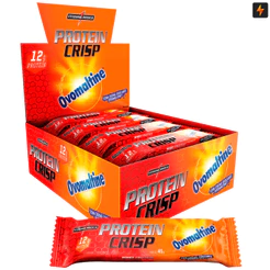 Display Caixa 12 un Barra de Proteína Protein Crisp Bar 45g Integralmedica