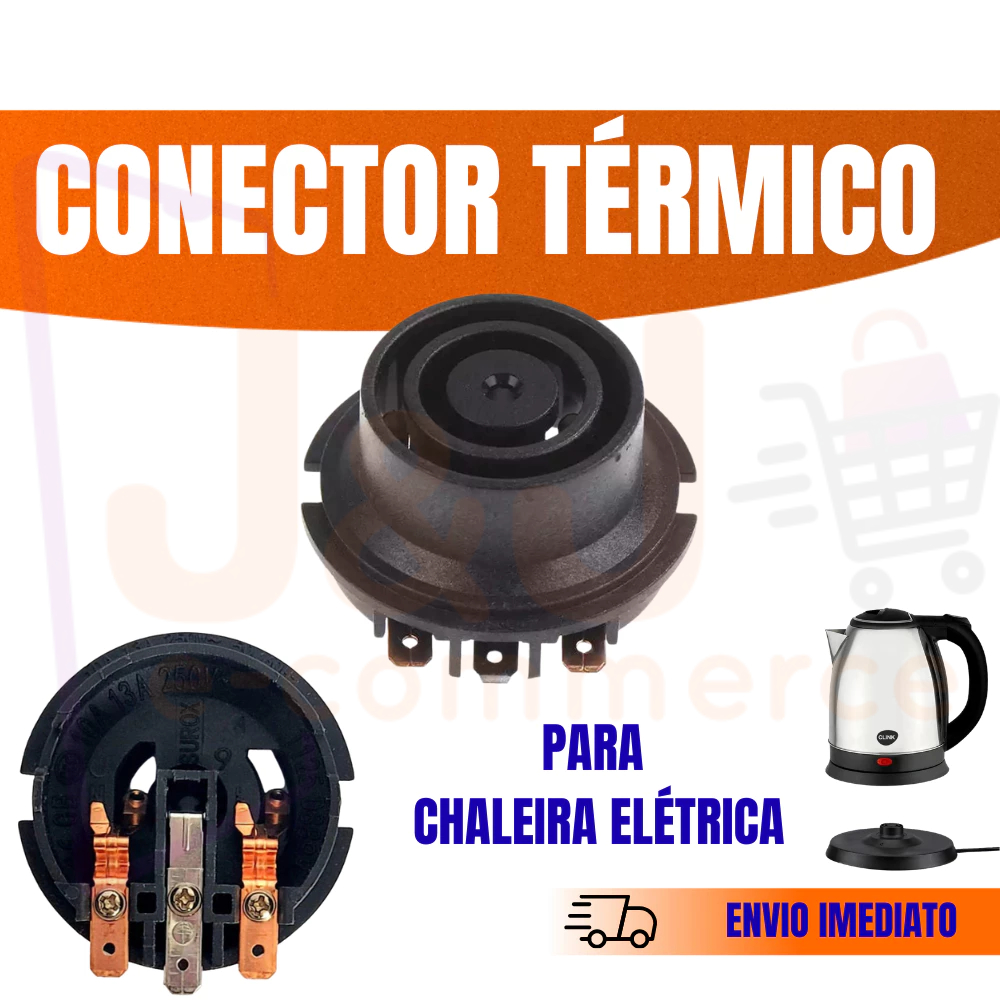 Conector Borneira Base Chaleira Elétrica Bivolt Peça Reposição Compatível com Vários modelos em Oferta na Shopee
