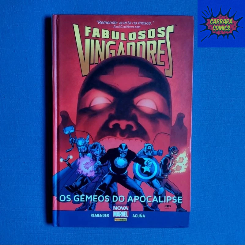 HQ Fabulosos Vingadores - Os Gêmeos do Apocalipse (164 páginas, Nova Marvel, Panini Comics, Rick Remender)