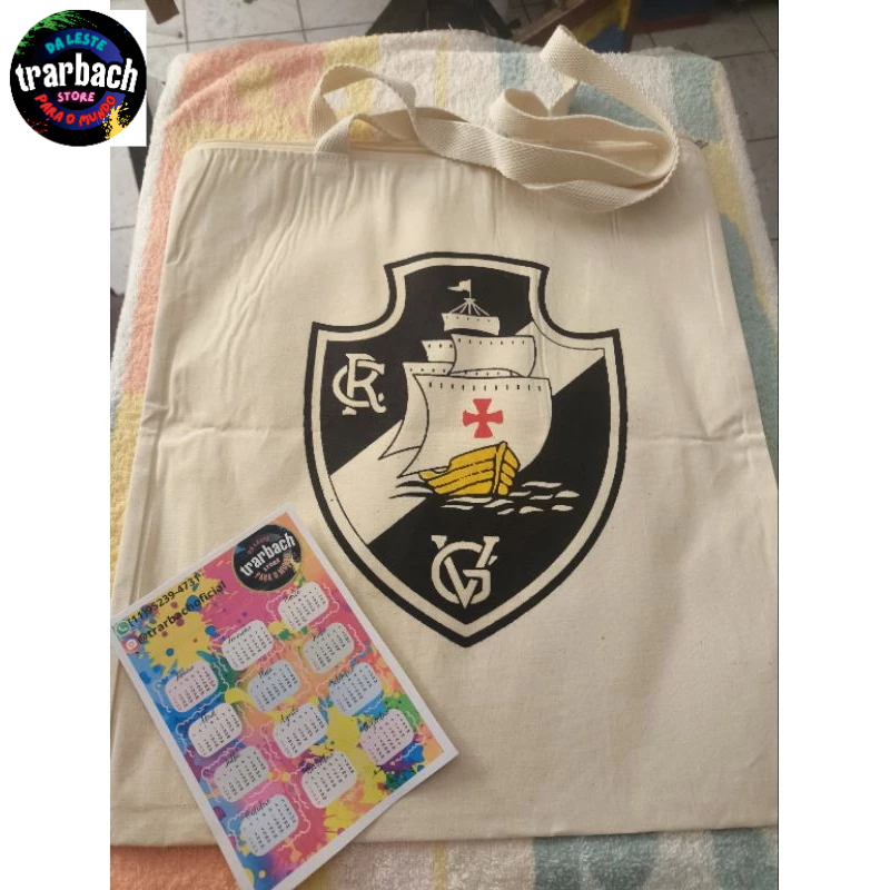 Vasco bolsa time, ecobag time Vasco, tamanho 35/40