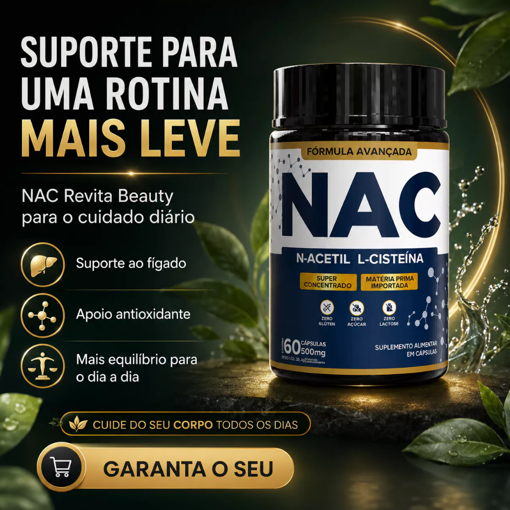 Detalhes do kit 3 NAC N-Acetil L-Cisteína Precursor da Glutationa Imunidade e Saúde do Fígado 500mg - 180 Caps
