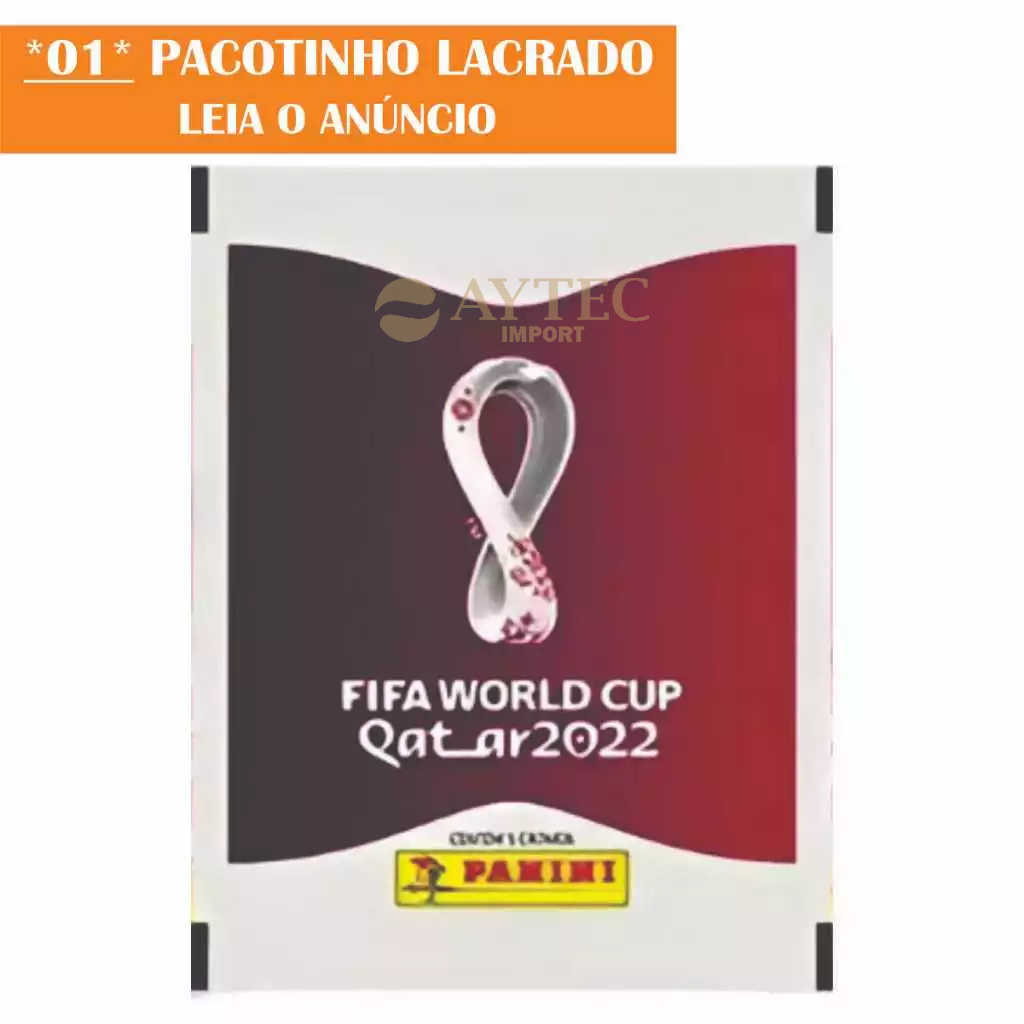 UMA UNIDADE Pacotinho De Figurinhas Da Copa do Mundo 2022 Fifa Cup Qatar  Lacrado Futebol Envelope