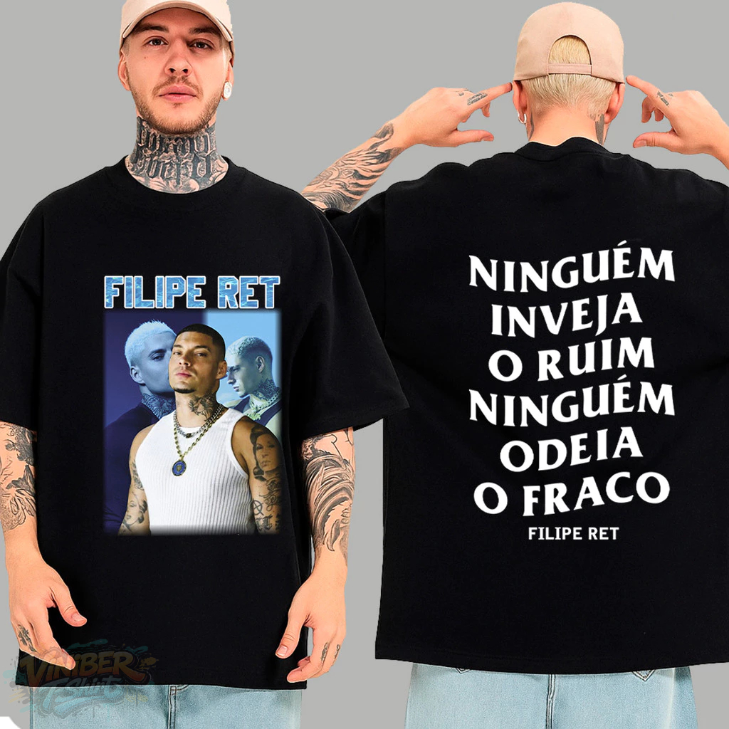 Camiseta Básica Filipe Ret Camisa 100% Algodão Streetwear Temos Plus Size Lançamento - Envio Rápido em Oferta na Shopee