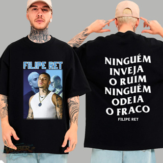 Camiseta Básica Filipe Ret Camisa 100% Algodão Streetwear Temos Plus Size Lançamento - Envio Rápido em Oferta na Shopee