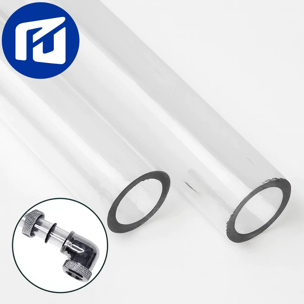 2x  Tubo Rigido Petg 14mm (50cm) - Water Cooler Custom