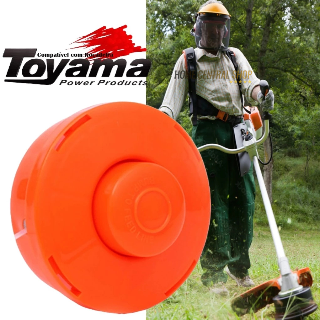 Carretel Fio De Nylon Para Roçadeiras Toyama Tbc43 Tbc52 Tbc26 Tbc33 Tbc43sh Tbc63 RT43 RT52