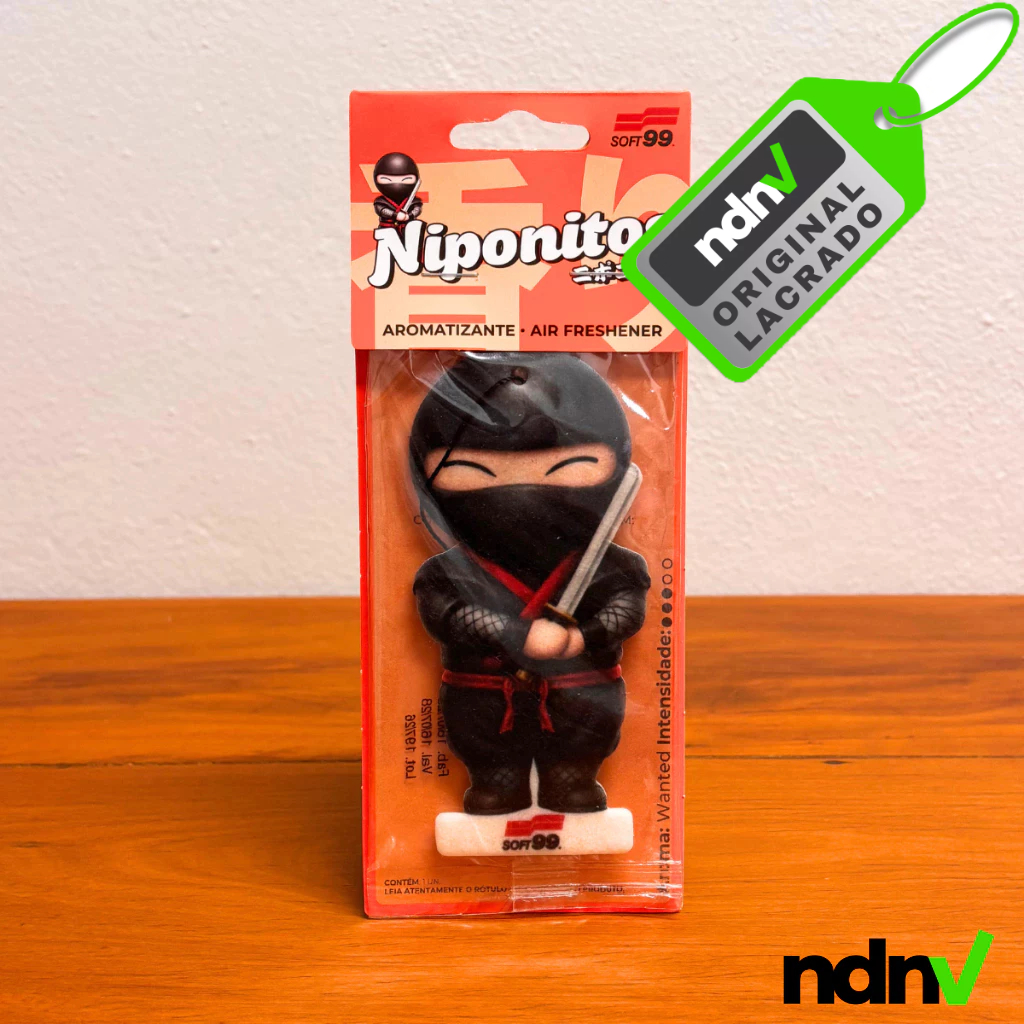 Soft99 - Aromatizante Cítrico Niponitos Ninja Shin – Cheirinho Carro Ambiente Aromatizador Odorizador