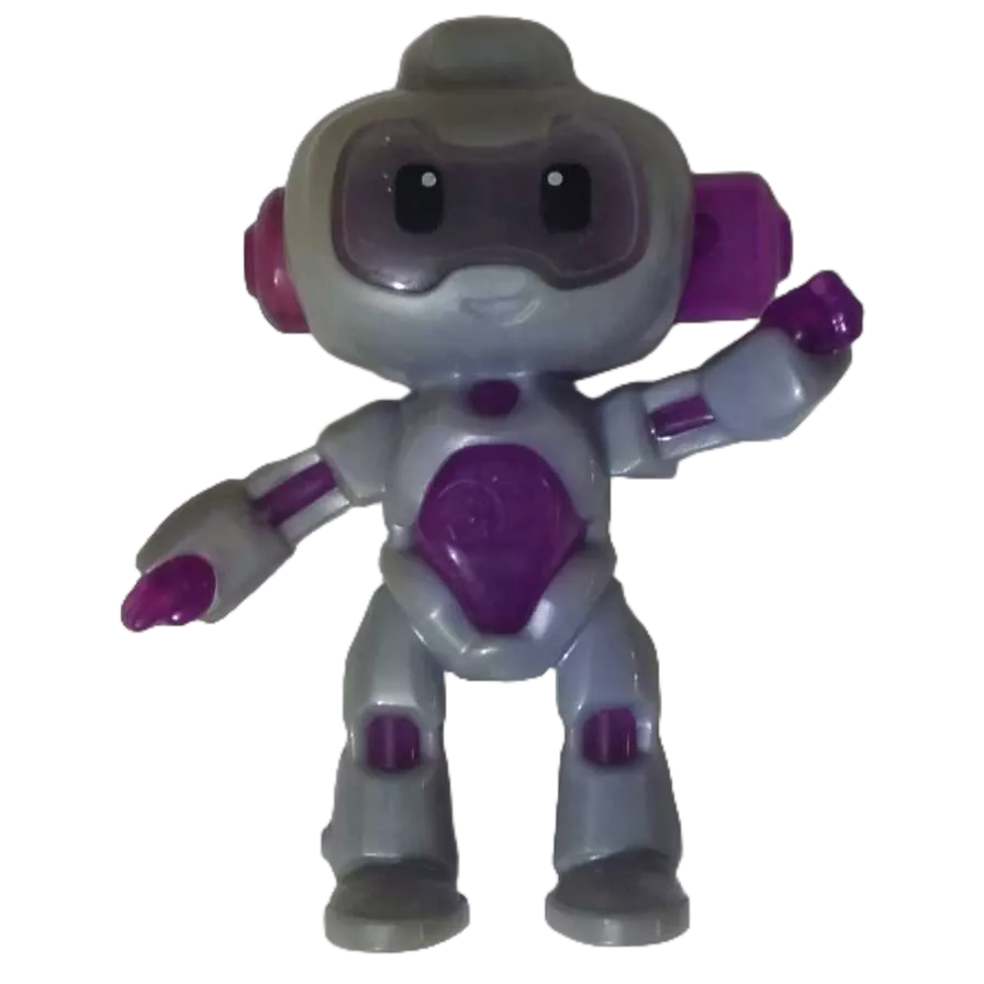 Boneco Roxo Miniatura Robôs Discovery Robots McDonalds