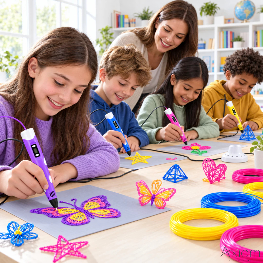 Caneta 3D Impressora Infantil Desenho DIY Plástico Refil Filamento PLA Universal Pintura Criativo — imagem 2 de 2