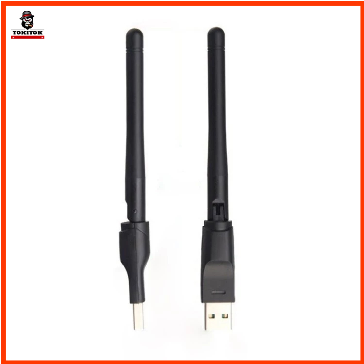 Adaptador WiFi USB Wireless Alta Velocidade para PC Notebook Conexão Rede Sem Fio