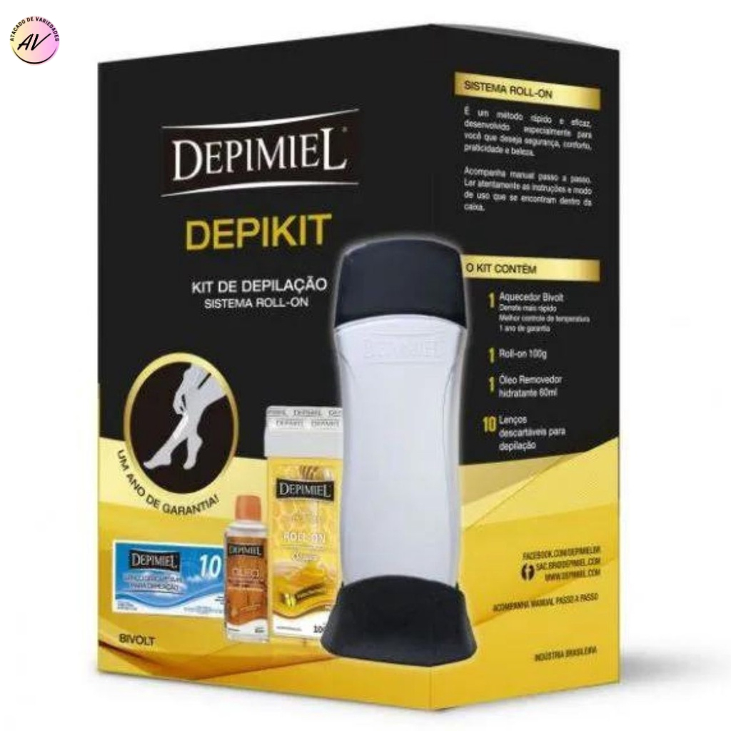 Aquecedor De Cera Roll-on Depikit Bivolt - Depimiel
