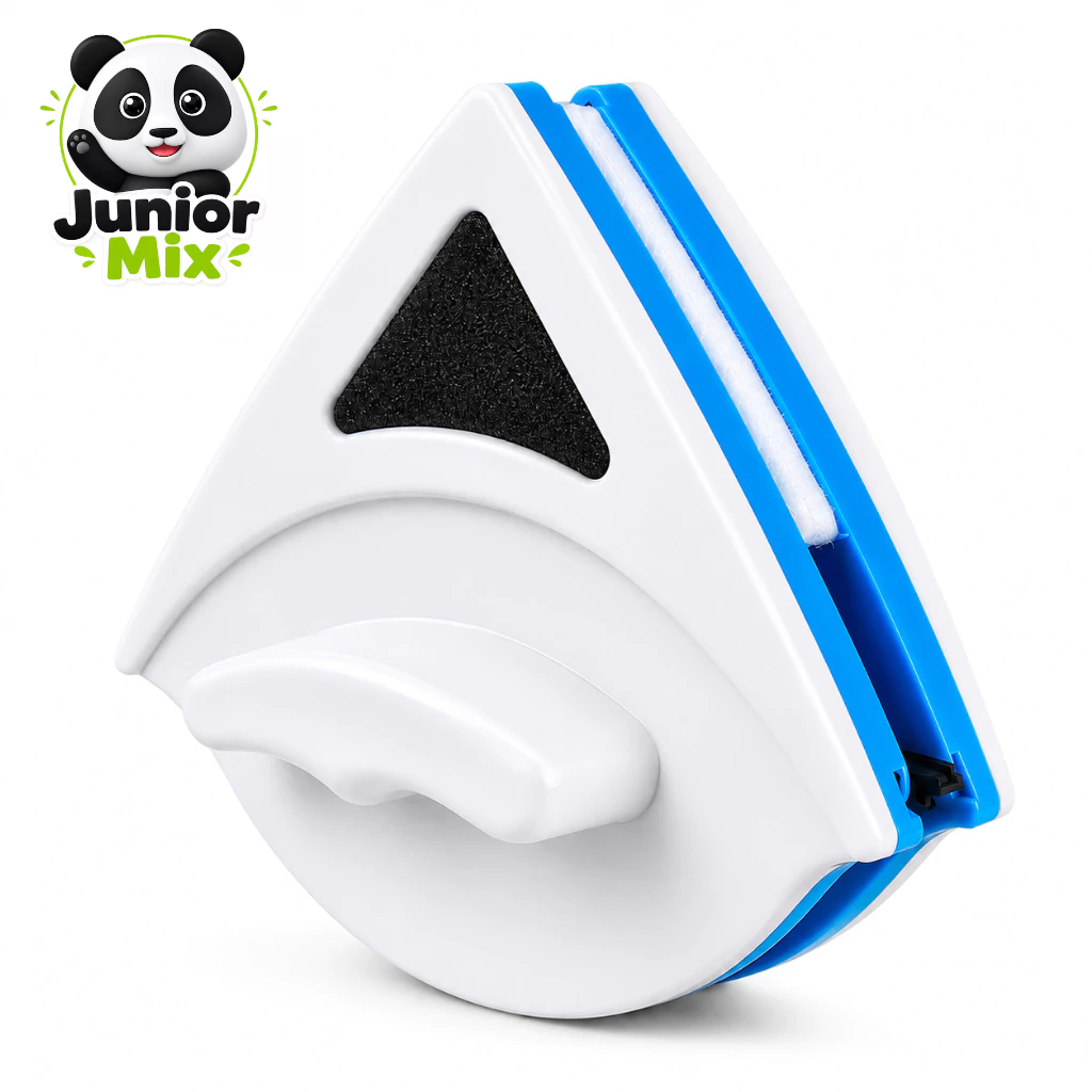 Limpador de Vidro Magnético Dupla Face 3-8mm com Corda de Segurança para Janelas, Box e Portas de Vidro