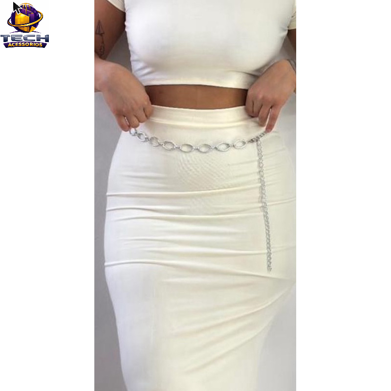 Cinto Boêmio Luxo Feminino Elegante Acessório Moda Cinto para Vestido Acessório Chic Estilo Fashion