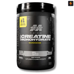 Creatina Pura Monohidratada Micronizada 100% Creatine Muscletech 400g Original