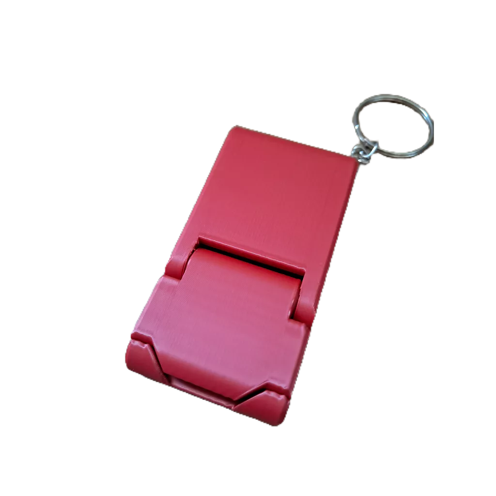 Chaveiro Suporte para Celular Portátil Dobrável | Suporte de Mesa para Smartphone Universal