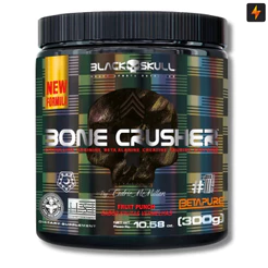 Pré Treino Bone Crusher 300g Black Skull