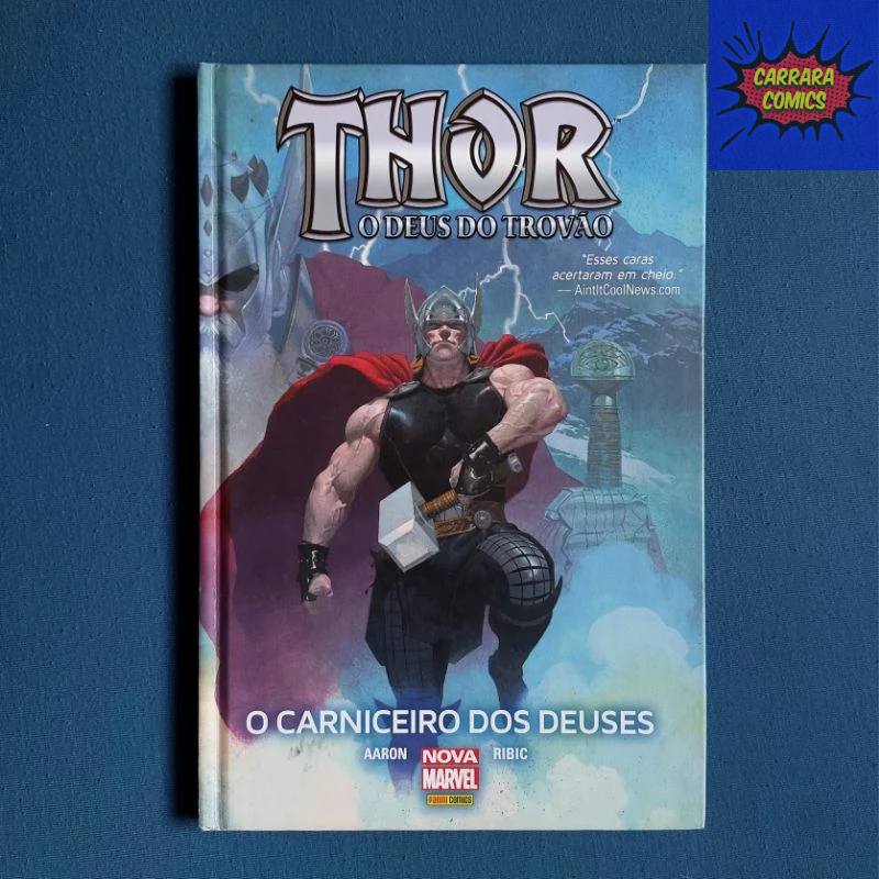 HQ Thor - O Carniceiro dos Deuses (Jason Aaron e Esad Ribic, Nova Marvel Deluxe vol. 1 Panini Comics)