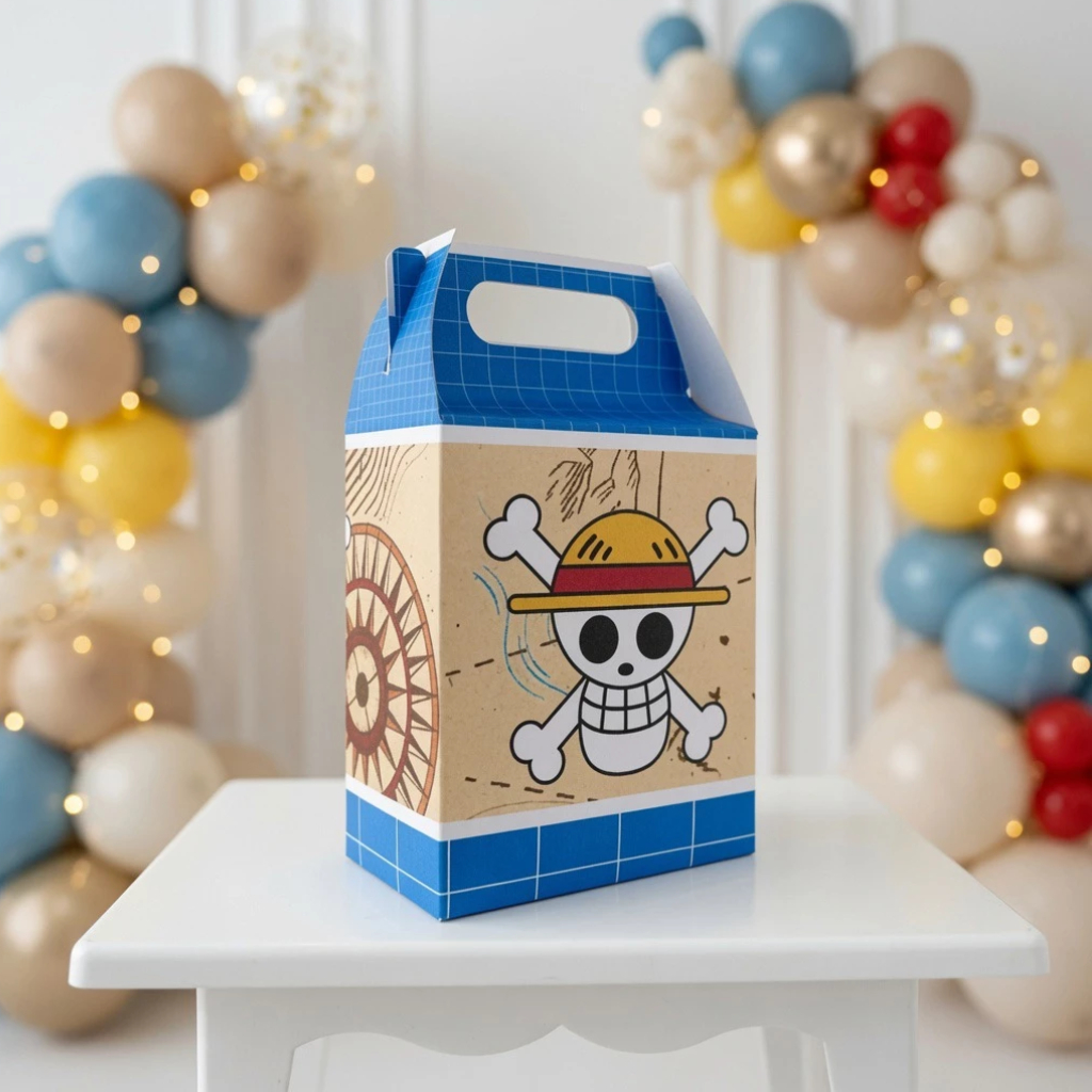 CAIXA MALETINHA ONE PIECE  |  PEGUE E MONTE |  LEMBRANCINHAS PERSONALIZADAS - ANIVERSÁRIO | MIMOS PERSONALIZADOS