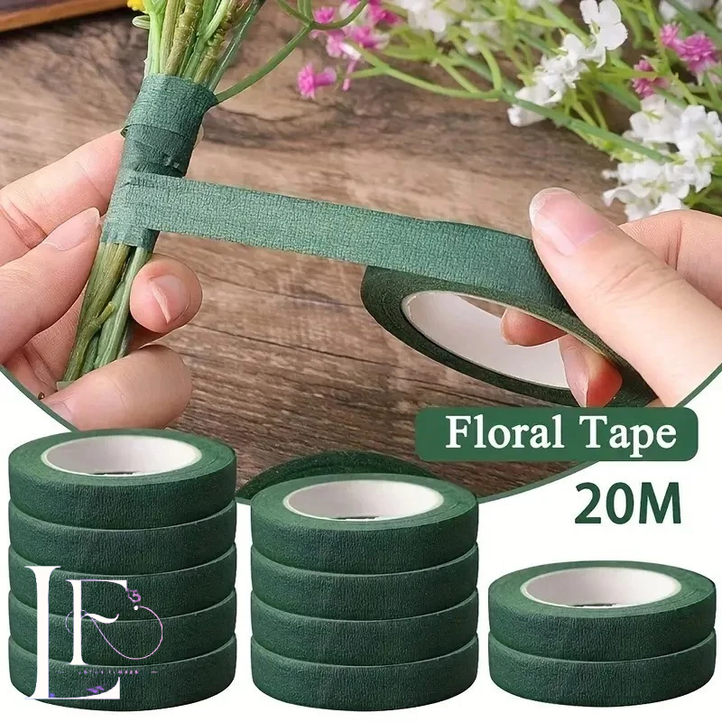 Fita Floral para Artesanato Encapar Galho de Flores Arranjos Buquê de Casamento - FITA FLORAL