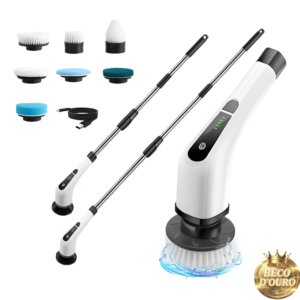 Escova Elétrica de Limpeza Multifuncional JY-6010 – 25W 9 em 1
