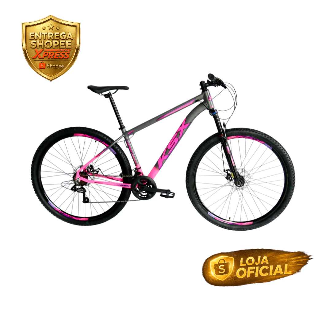 BICICLETA BIKE ARO 29 MTB ALUMÍNIO KSX 24V CAMBIO  SHIMANO CABEAMENTO INTERNO UNISSEX