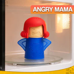 Desodorizador Eliminador de Odores Angry Mama Tira Mau Cheiro Odor Ruim de Microondas Geladeira