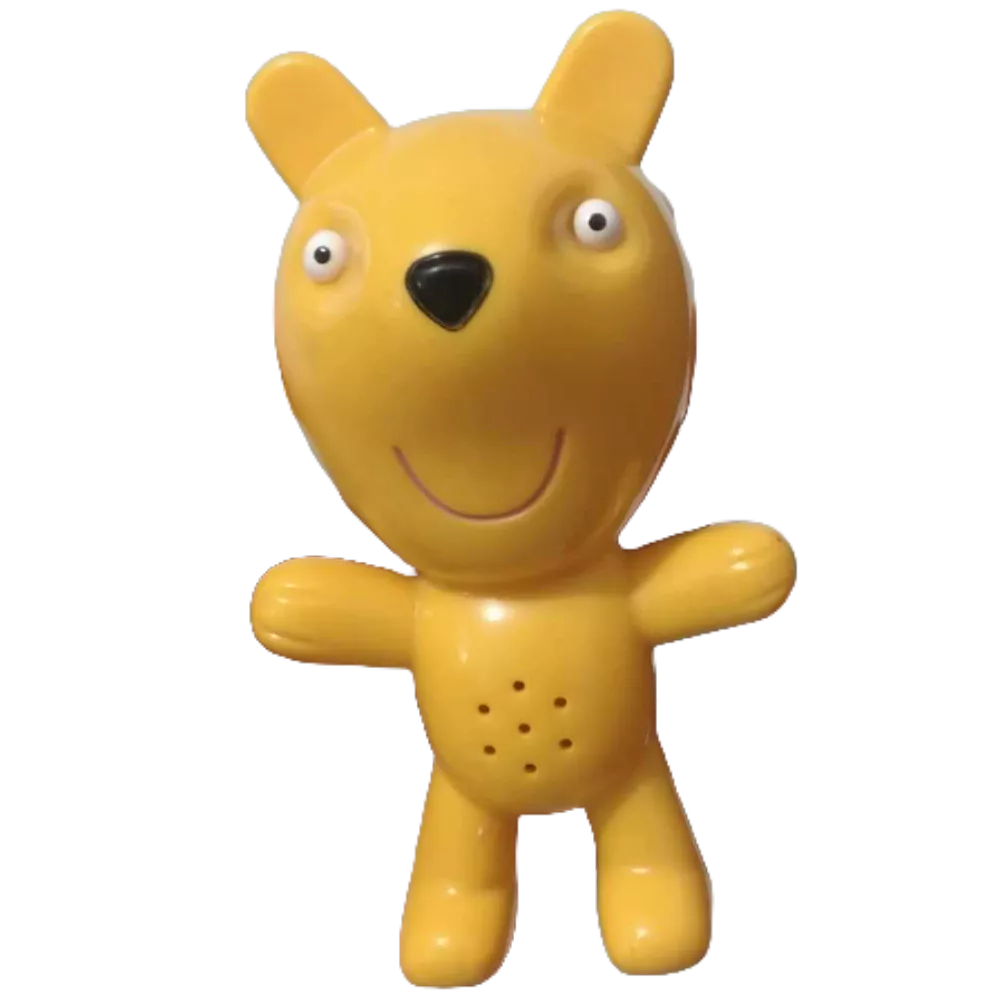 Boneco Falante Ursinho Da Peppa Pig Teddy Esconde Esconde Hide And Seek Importado Audio Inglês PILHAS INCLUSAS