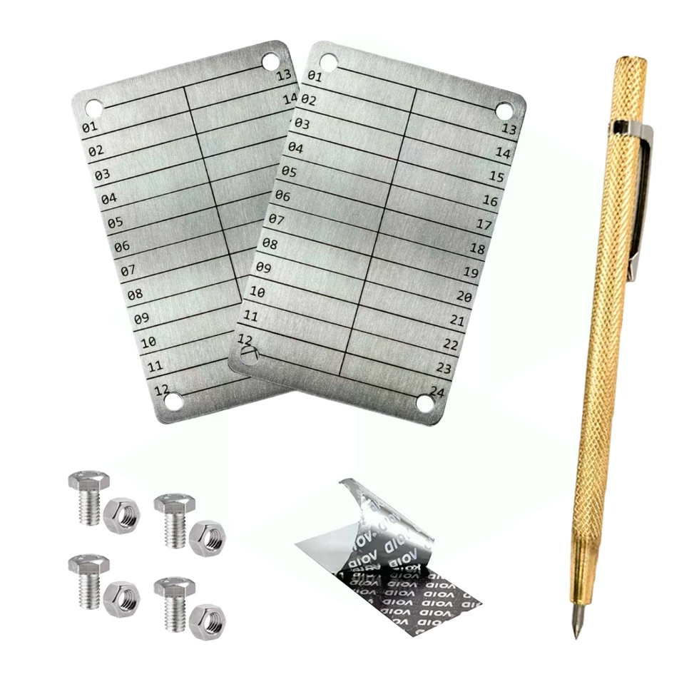 Kit de Segurança Cripto/Cold Wallet em Inox + Caneta Gravação/Proteção Máxima BackupCripto LIMITADO em Oferta na Shopee