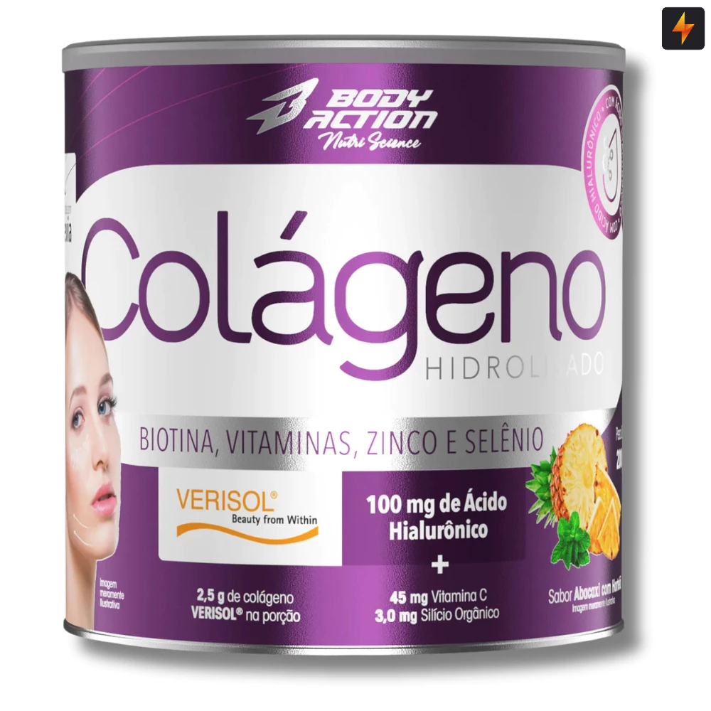 Colágeno Hidrolisado Verisol em Pó 200g Body Action
