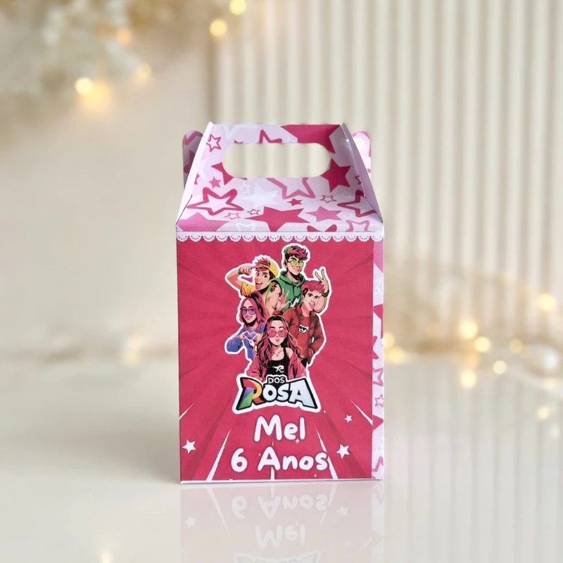Caixa MALETINHA  Emily Vick | Caixa Personalizada Com Nome | Mimos Aniversário Lembrancinhas Personalizados Kit Festa