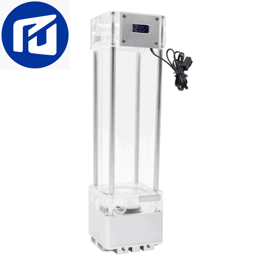 Bomba Reservatório 800lh Prata Rosca G1/4 - Water Cooler Custom