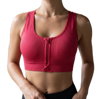 Kit Top Sutiã Com Zíper Frontal e Bojo Removível Várias Cores Sortidas Confortável