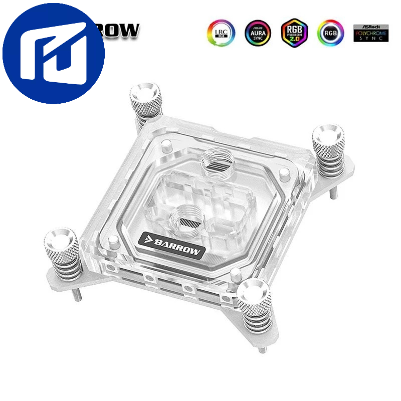 CPU Block Intel Barrow RGB Xeon LGA 2011 p/ Water Cooler Custom - G1/4
