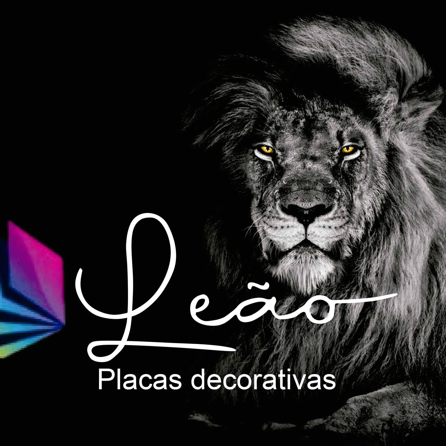Leão - Placas Decorativas