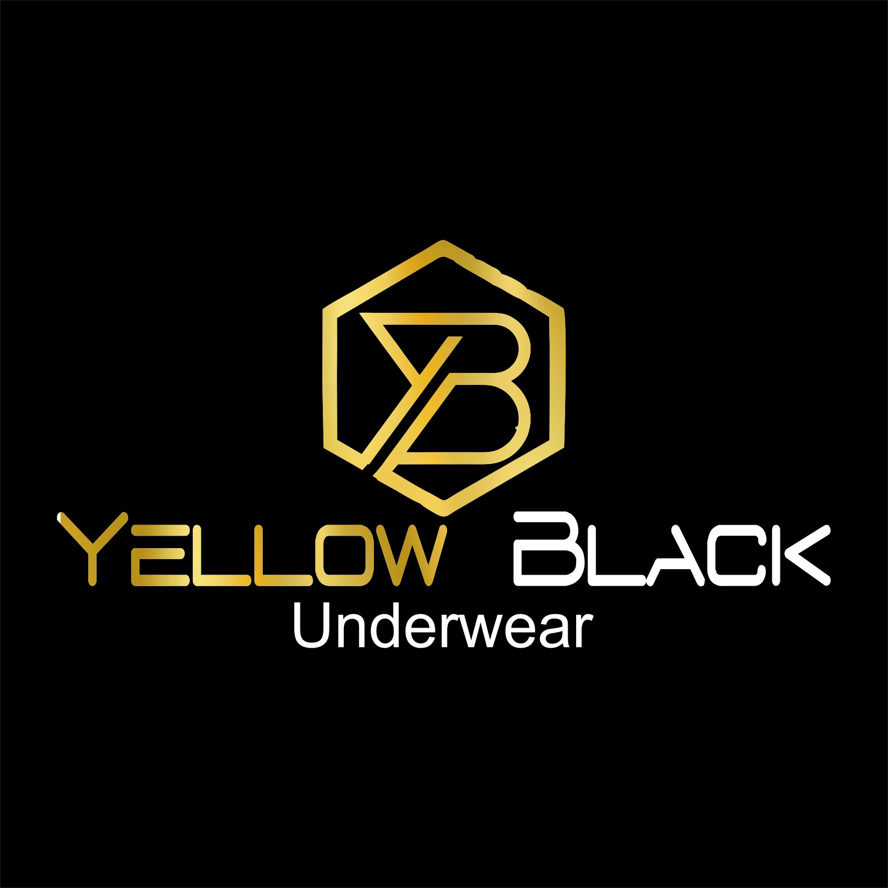 Yellow Black - Underwear