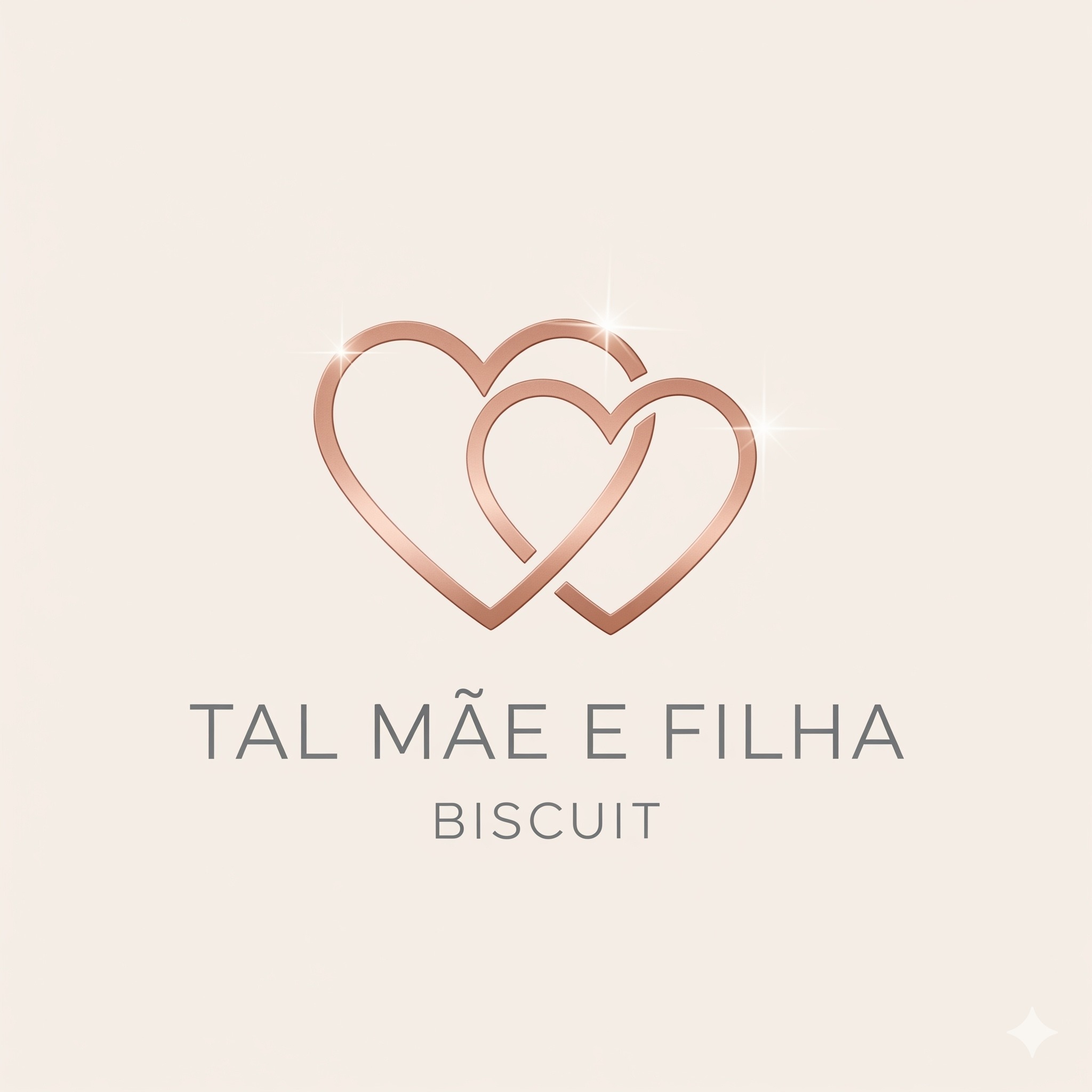 Tal mãe e filha biscuit