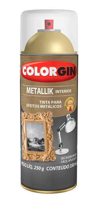 Colorgin Metallik Interior Verniz em Oferta na Shopee