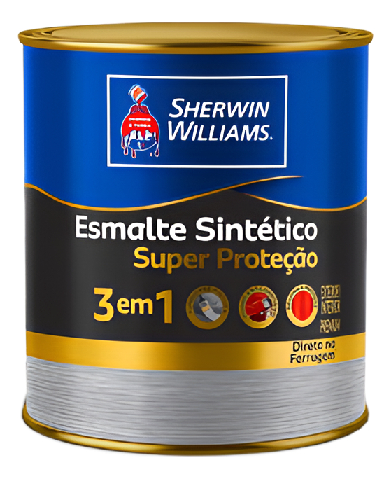 Esmalte Sintético Super Proteção 3em1 900ml Branco Brilhante