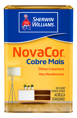Tinta Acrílica Novacor Cobre Mais Standard 18 Litros em Oferta na Shopee