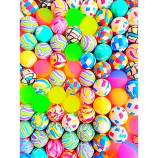 Kit 30 Bolinhas Pula Pula Multicoloridas 27mm Festa Infantil Brinquedo Lembracinhas em Oferta na Shopee