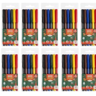 Kit 12 Hidrocor Lavável 6 Cores Canetinha Plus Estojo Leo&Leo em Oferta na Shopee