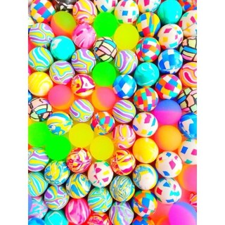 Bolinhas Pula Pula Multicoloridas 27mm Festa Infantil Brinquedo Lembracinhas